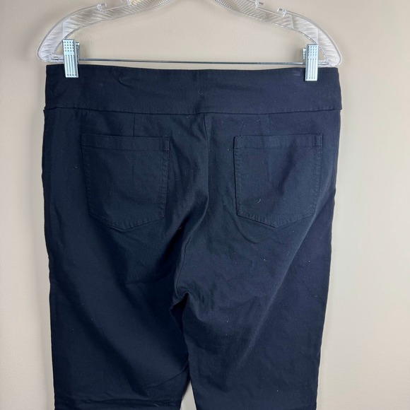 J.McLaughlin Black Pull On Stretch Ponte Knit Pants Womens 12 - Picture 3 of 6
